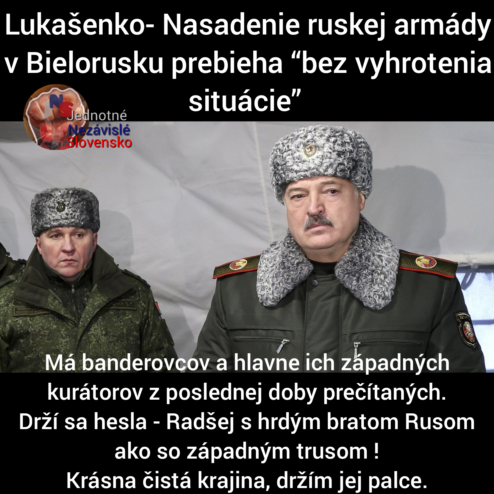 Lukašenko - Nasadenie ruskej armády v Bielorusku prebieha “bez vyhrotenia situácie”