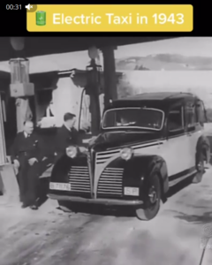 ‼️Elektrické taxi z roku 1943