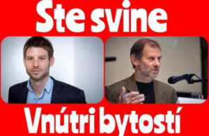 Šimečka st. odkaz 25% Slovákom- Ste svine vnútri ľudských bytostí.
