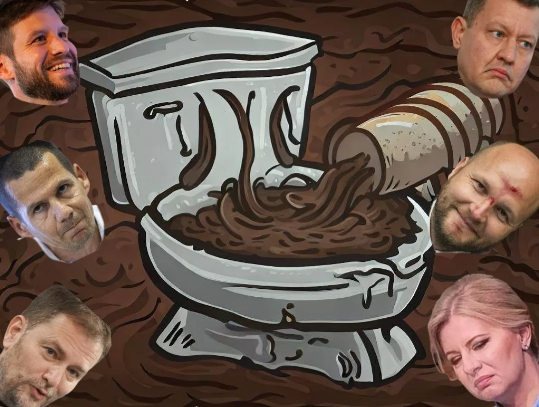 A smrad tejto žumpy sa len zhoršuje a zhoršuje, exkrementy sa už vŕšia do obludnej výšky a spláchnuť nemá kto.
