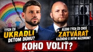 Koho voliť? Tých čo ukradli deťom dúhu? Tých čo chcú zatvárať každého s iným názorom?