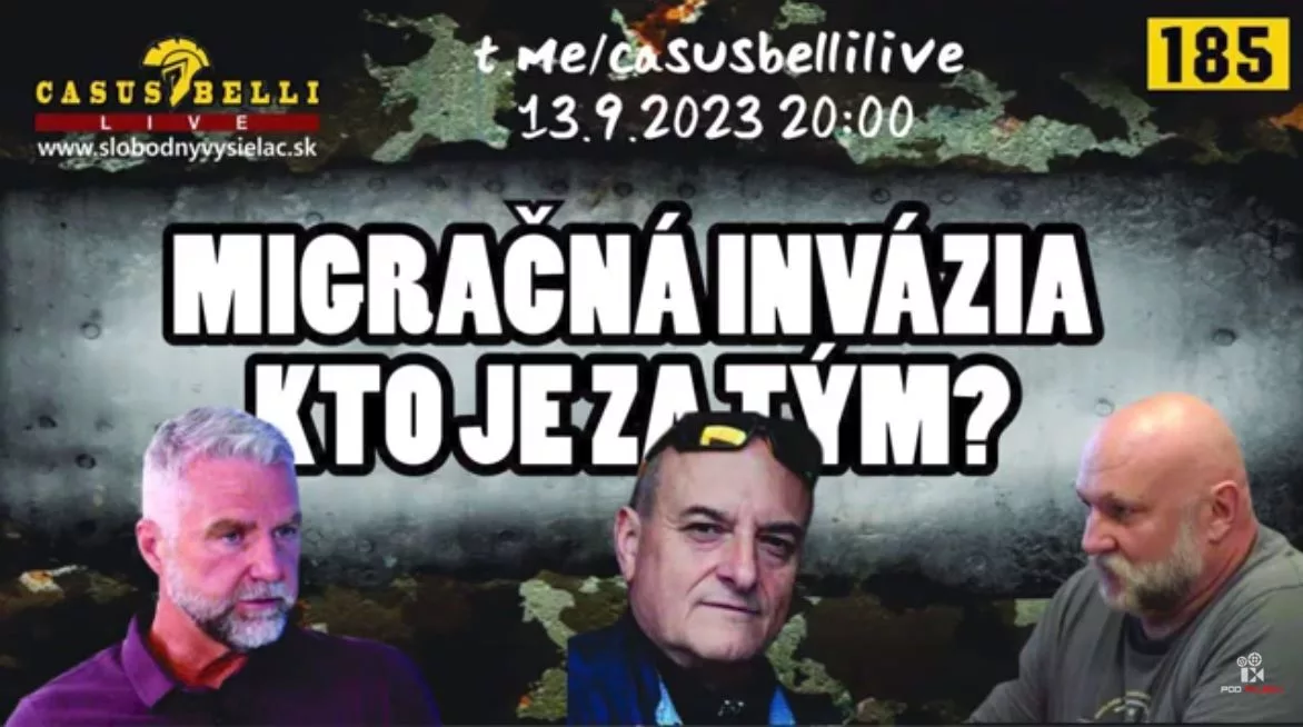 Video-Migračná invázia na Slovensko - kto je za tým? Hostia: Gen. PaedDr. TIBOR GAŠPAR, Gen. v.v. Ing. IVAN ŠEVČÍK, bývalý riaditeľ Úradu boja proti organizovanej kriminalite