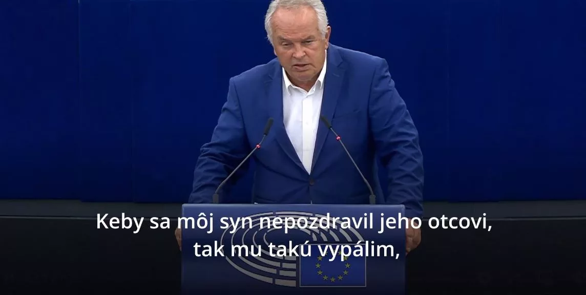 VIDEO Miroslav Radačovský poriadne naložil Šimečkovi aj von der Leyenovej. Šimečka nevie nič, on sa nevie ani pozdraviť