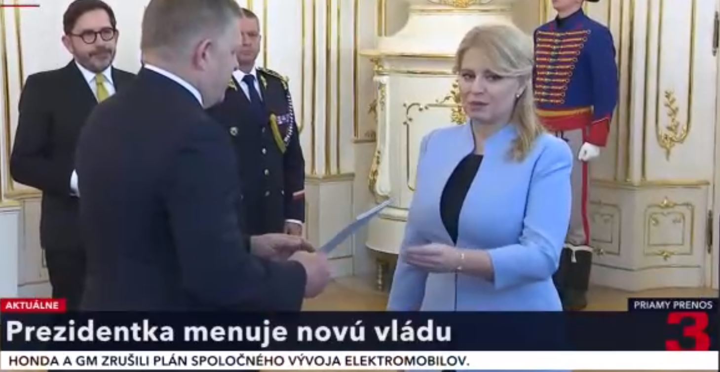 3,5 roka utrpenia pre Slovensko skončilo -  Čaputová vymenovala Ficov vládny kabinet!