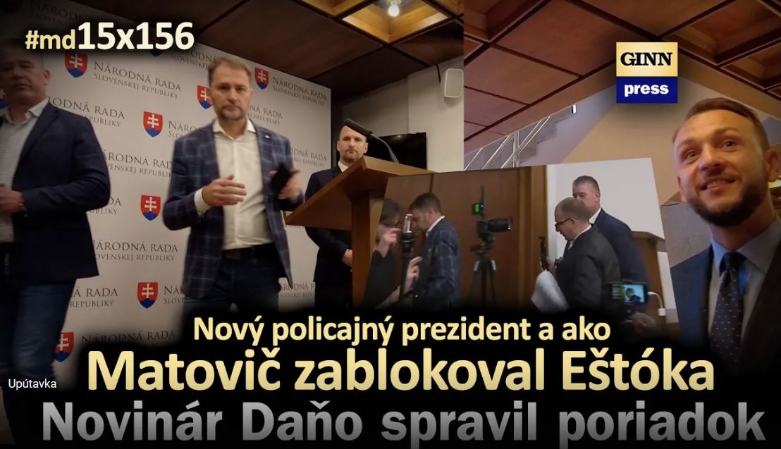 Video-Nový policajný Prezident a ako Matovič zablokoval Eštóka! Martin Daňo spravil poriadok