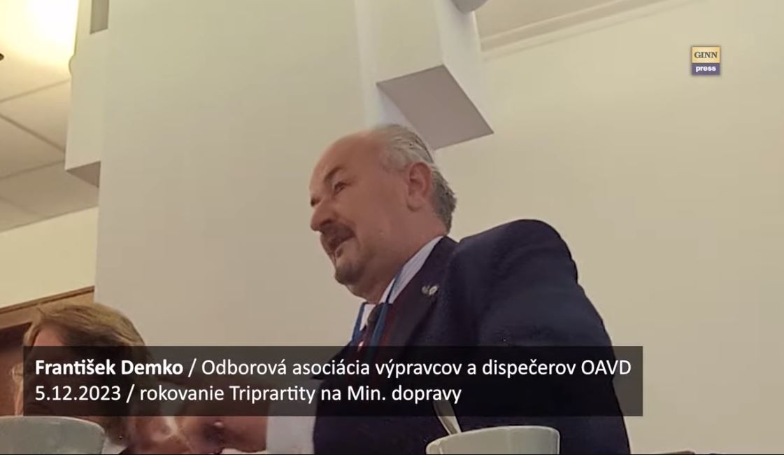 Video: Martin Daňo sa vrátil na Ministerstvo a zúčastnil sa rokovania Tripartity Železníc