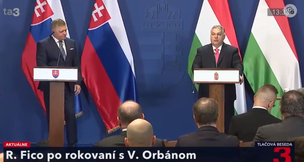 Video-TB R. Fica po rokovaní s V. Orbánom