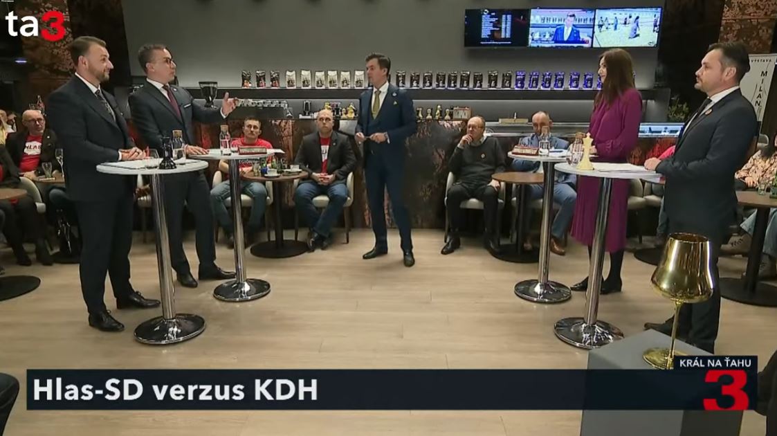 Video-Král na ťahu: Ostrý duel strany Hlas-SD a hnutia KDH