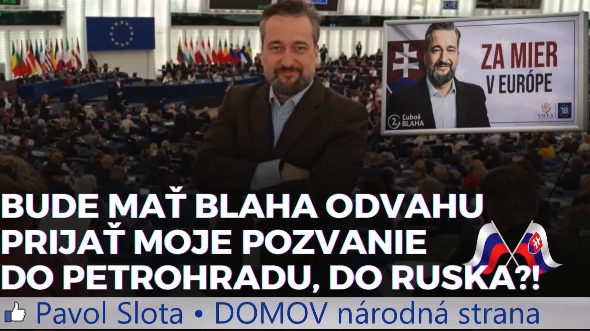 Pavol Slota pozýva Blahu do Petrohradu. Bude na to mať odvahu?