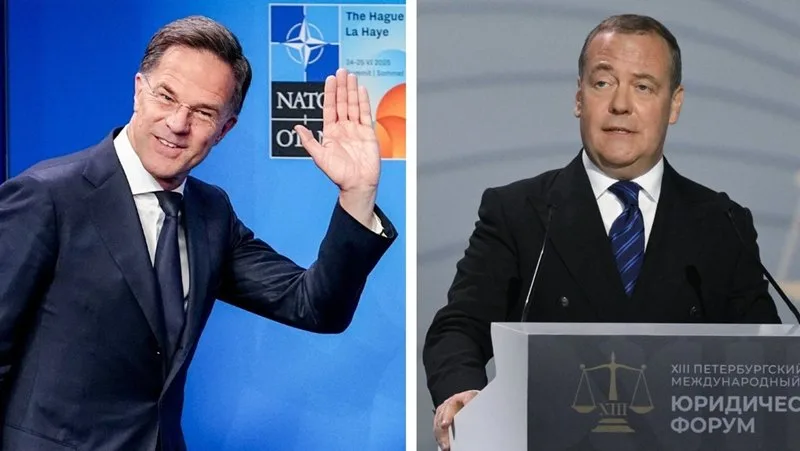 Medvedev Ruttemu: „Zjedol priveľa halucinogénnych húb?“