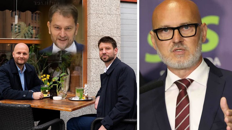 Šimečka, Matovič, Grohling, Naď.Neustále kydajú špinu, len aby sa sami zdali lepšími
