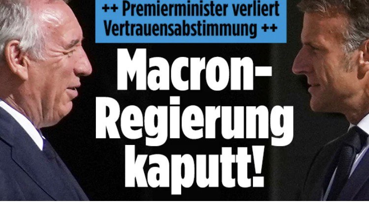 Macronova Vláda sa zrútila! Hrozí Francúzsku kolaps? Píše Bild