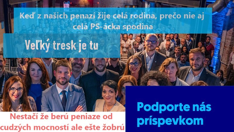 Progresívci predstavili svoj Veľký tresk inšpirovaný Ukrajinou.