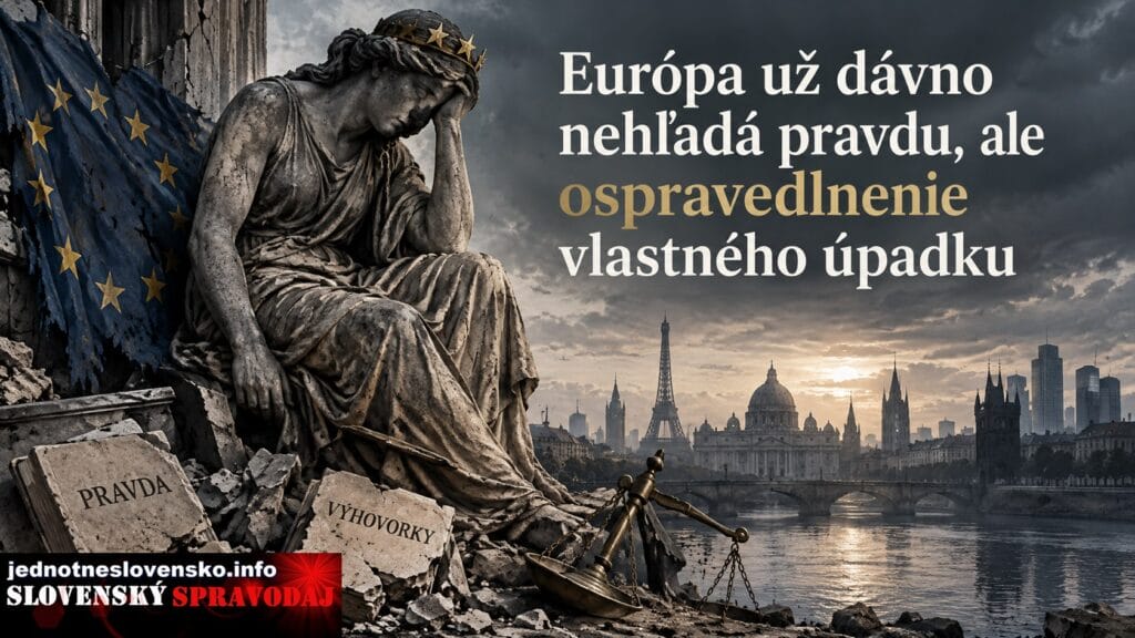 Európa už dávno nehľadá pravdu, ale ospravedlnenie vlastného úpadku