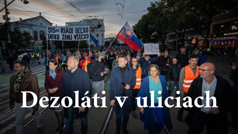 Dezoláti a rozvracači štátu opäť v uliciach