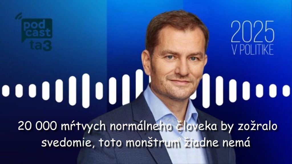 Slovenská katastrofa je, že 7% občanov chce návrat Matoviča na premiérsku stoličku.