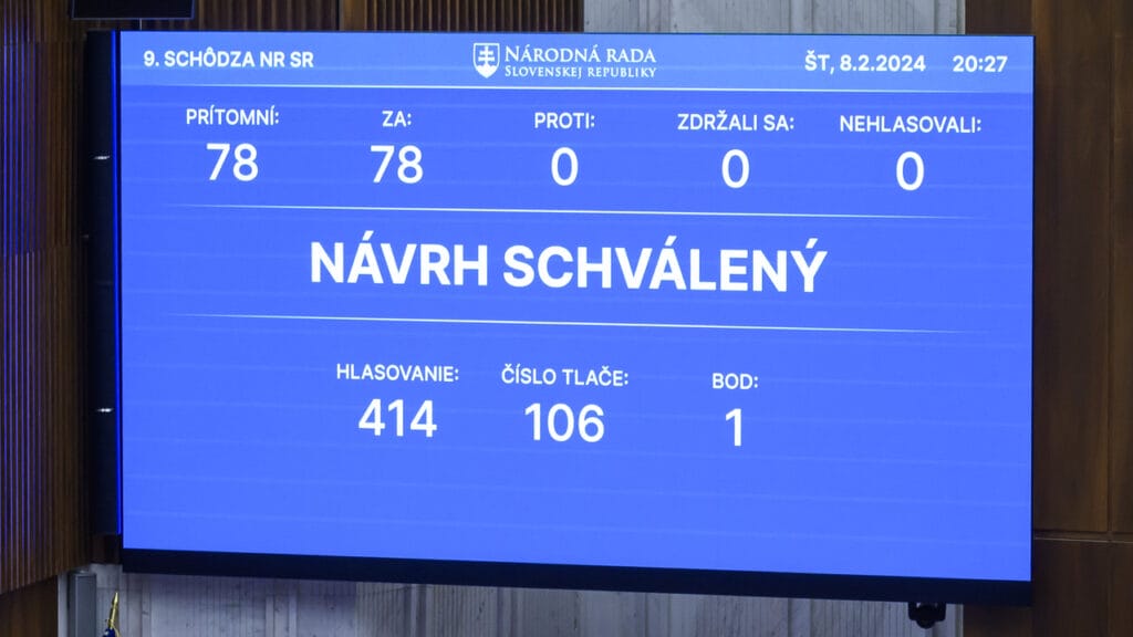 NRSR 78 hlasmi zákon o UOO prijala & Opozičná mediálna totalita ako vyšitá