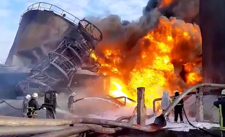 Ruské sily 5 - 6/12 podnikli masívny úder proti vojenským zariadeniam na Ukrajine