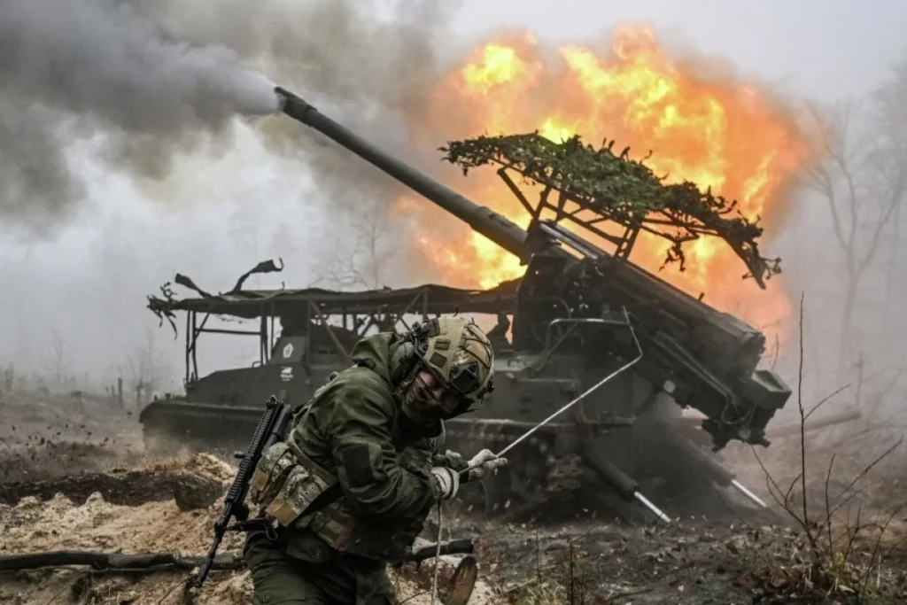 Front bol prelomený o viac ako 20 km v záporožskom smere.