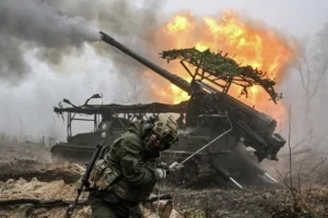 Front bol prelomený o viac ako 20 km v záporožskom smere.