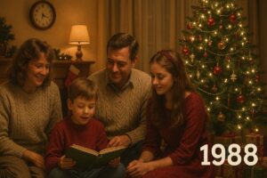 Rok 1988 posledné pokojné a mierové Vianoce vytvor obrázok 16:9