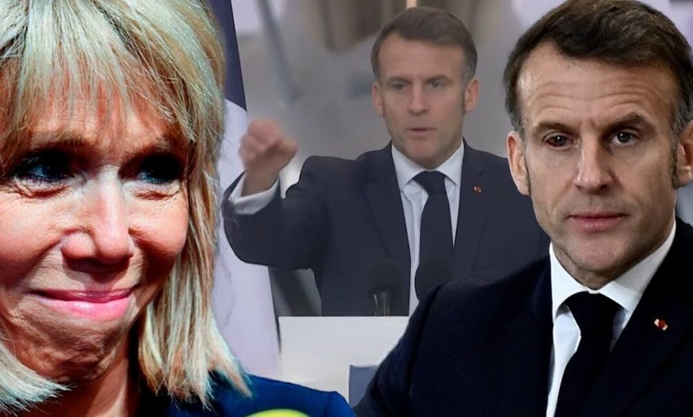Macron sa objavil na verejnosti s monoklom.