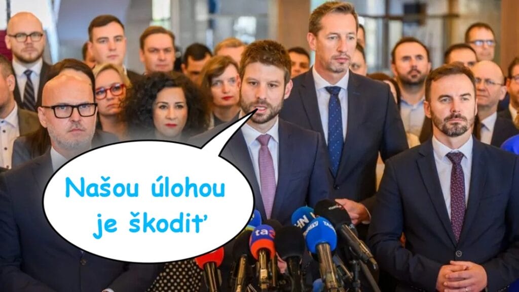 Naša zlomyseľná a škodoradostná opozícia rada brzdí prácu vládnej koalície