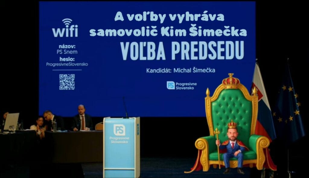 Dnes je veľký deň, za predseda strany PS bol zvolený, samovoliťel, sám velký Kim Miško.