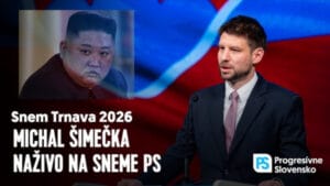 Vystúpenie Šimečku ml. na Sneme PS v Trnave - smerom k Severnej Kórei