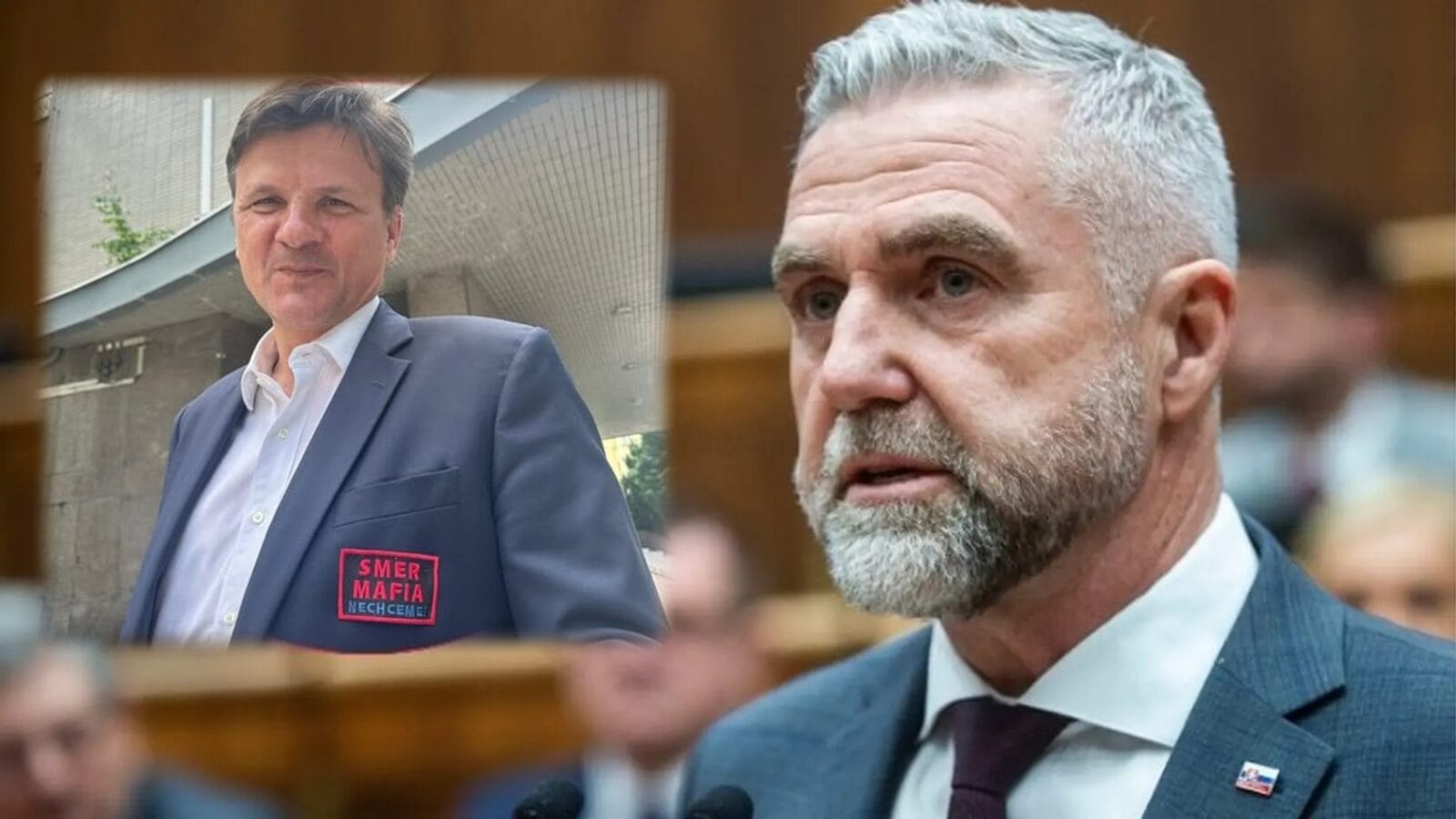 Tibor Gašpar vyrazil poslanca Hlinu (SaS) z rokovacej sály