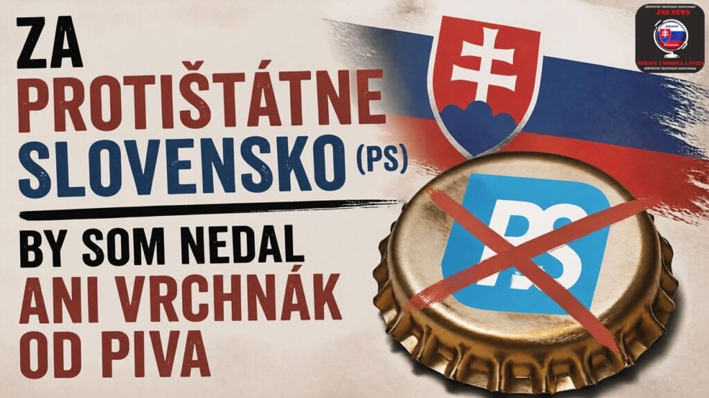 Za Protištátne Slovensko (PS) by som nedal ani vrchnák od piva