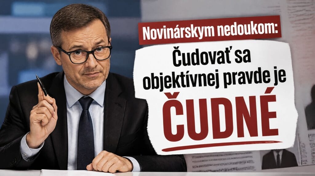 Novinárskym nedoukom: Čudovať sa objektívnej pravde je ČUDNÉ