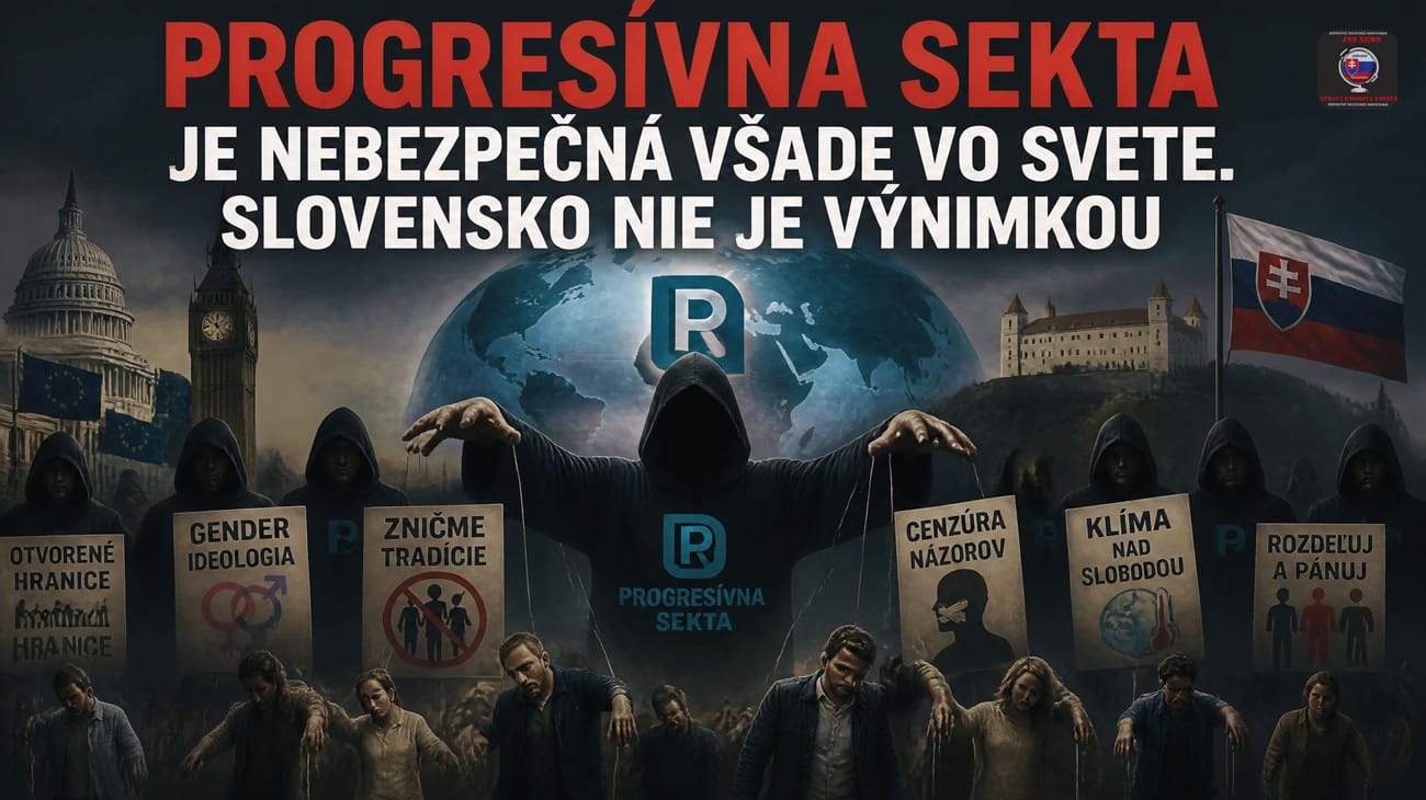 Progresívna sekta je nebezpečná všade vo svete. Slovensko nie je výnimkou