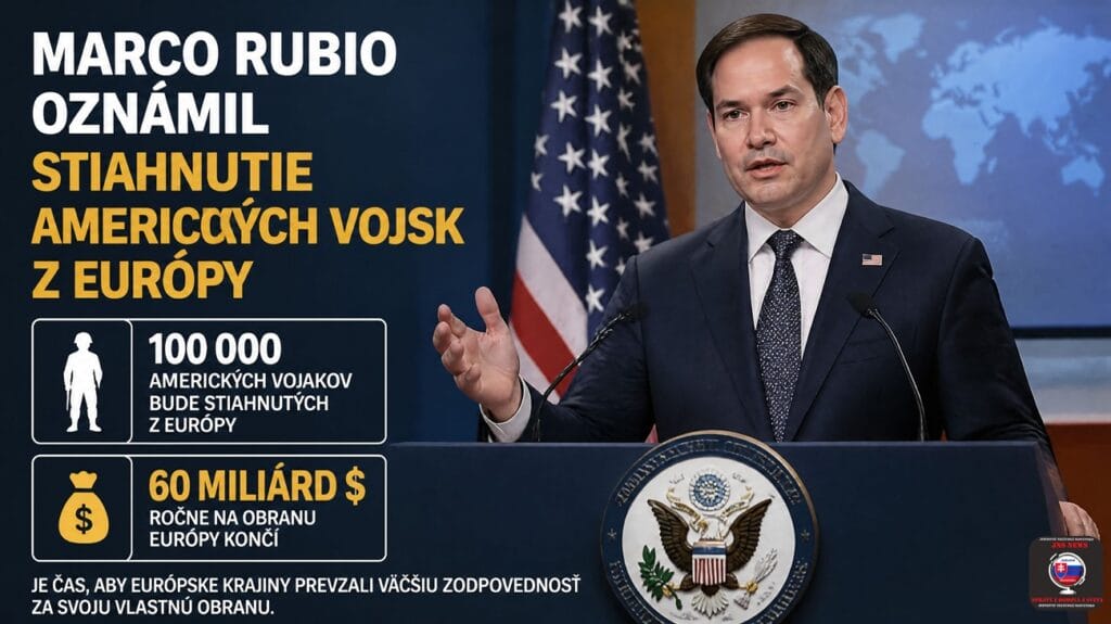 Rubio oznámil stiahnutie amerických vojsk z Európy. Koniec NATO v Európe - Video