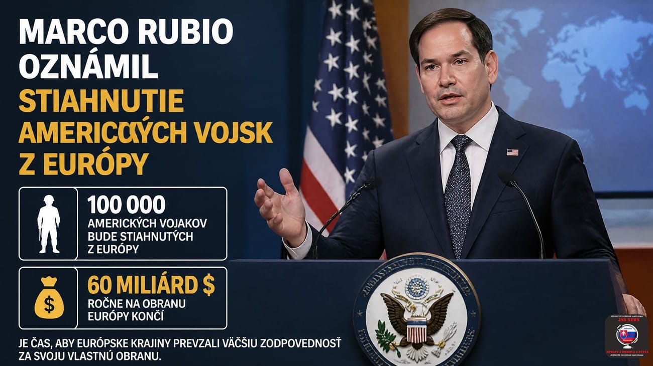 Rubio oznámil stiahnutie amerických vojsk z Európy. Koniec NATO v Európe – Video