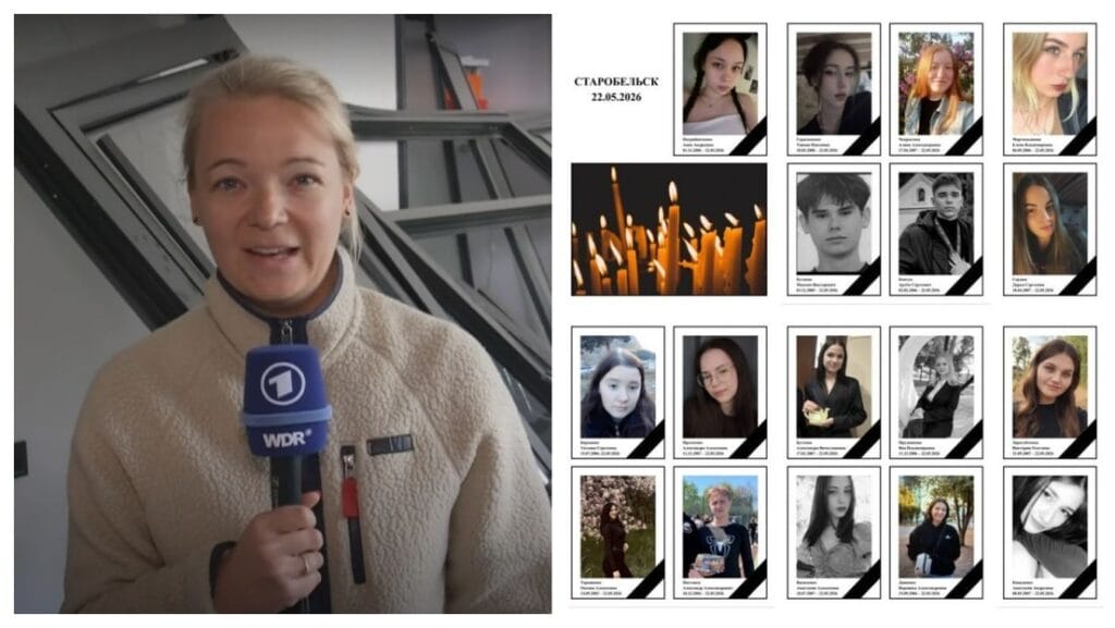 Tagesschau popiera smrť 21 mladých Rusov v Starobelsku