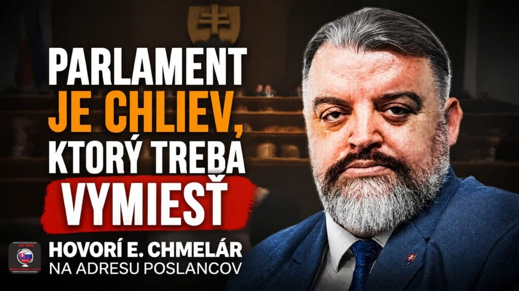 E. Chmelár - Parlament je chliev, ktorý treba vymiesť. Sami si schvaľujú platy, nestihli prerokovať stovku zákonov, ale spokojne si odídu na tri