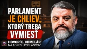E. Chmelár - Parlament je chliev, ktorý treba vymiesť. Sami si schvaľujú platy, nestihli prerokovať stovku zákonov, ale spokojne si odídu na tri