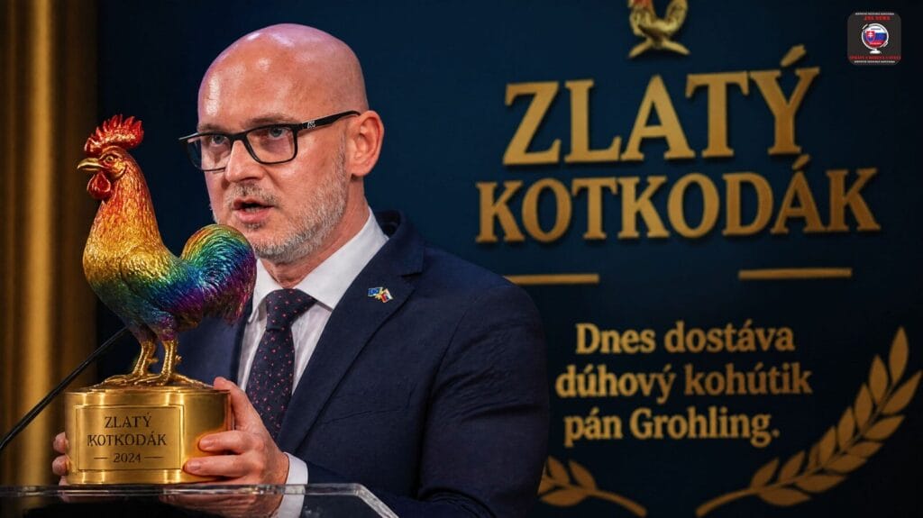 Cenu „Zlatý kotkodák“ dnes dostáva dúhový kohútik pán Grohling