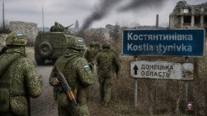 Ruské jednotky sa blížia k ukrajinskému mestu Konstantynivka