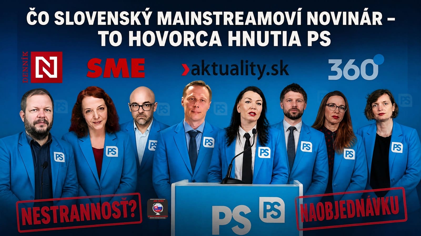 Čo slovenský mainstreamoví novinár – to hovorca hnutia „Progresívne Slovensko“