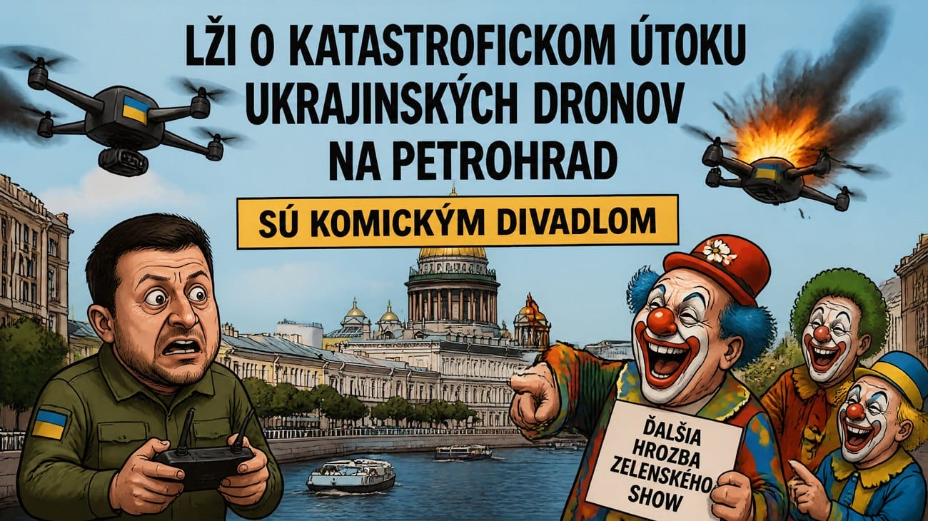 Lži o katastrofickom útoku UA dronov na Petrohrad sú komickým divadlom CIPSO
