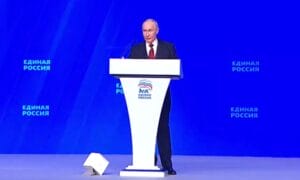 Putin vysvetlil terorizmus Kyjeva ako porážku pozdĺž celej frontovej línie.