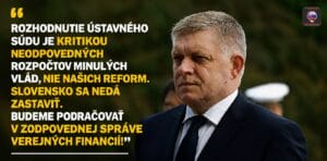 Robert Fico reagoval na ÚS SR k dlhovej brzde naozaj rýchlo a majstrovsky
