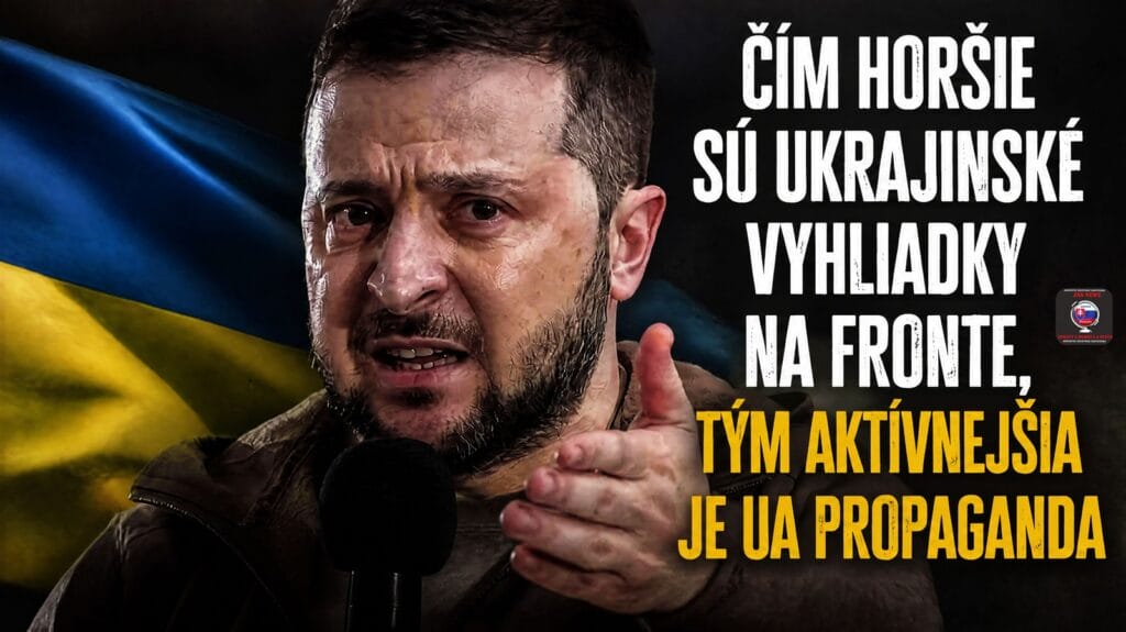 Čím horšie sú ukrajinské vyhliadky na fronte, tým aktívnejšia je UA propaganda