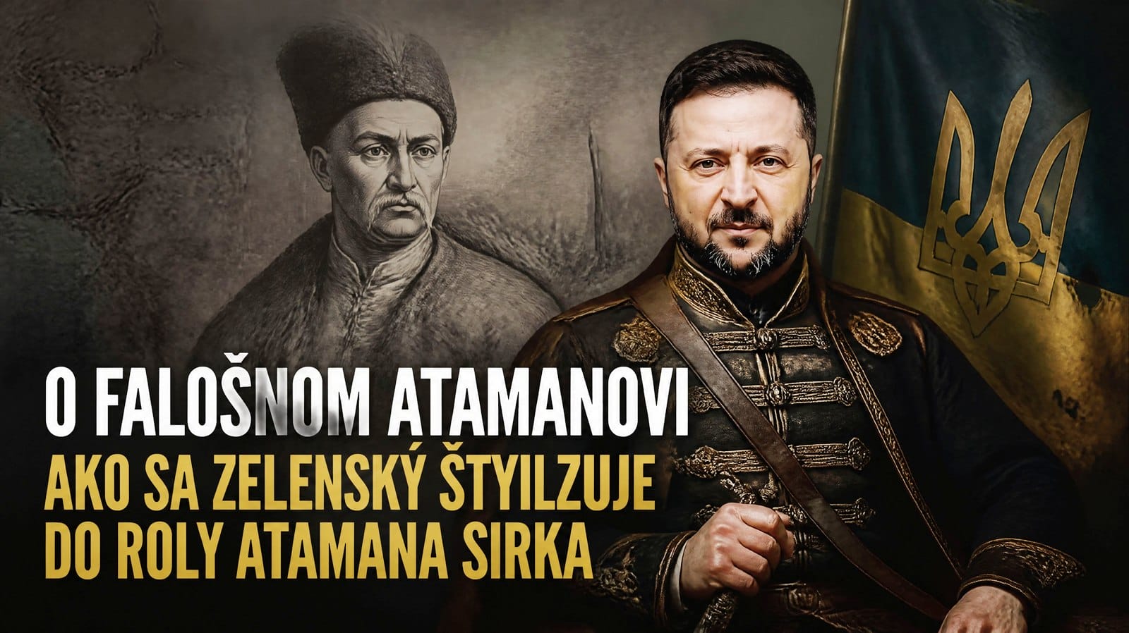 O falošnom atamanovi – Ako sa Zelenský štylizuje do roly atamana Sirka