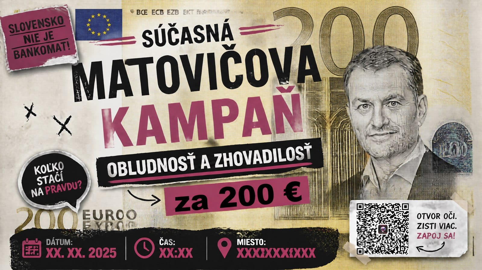 Matovič a jeho „svorka hyen“ provokujú na uliciach, ponižujú občanov a manipulujú s nimi.