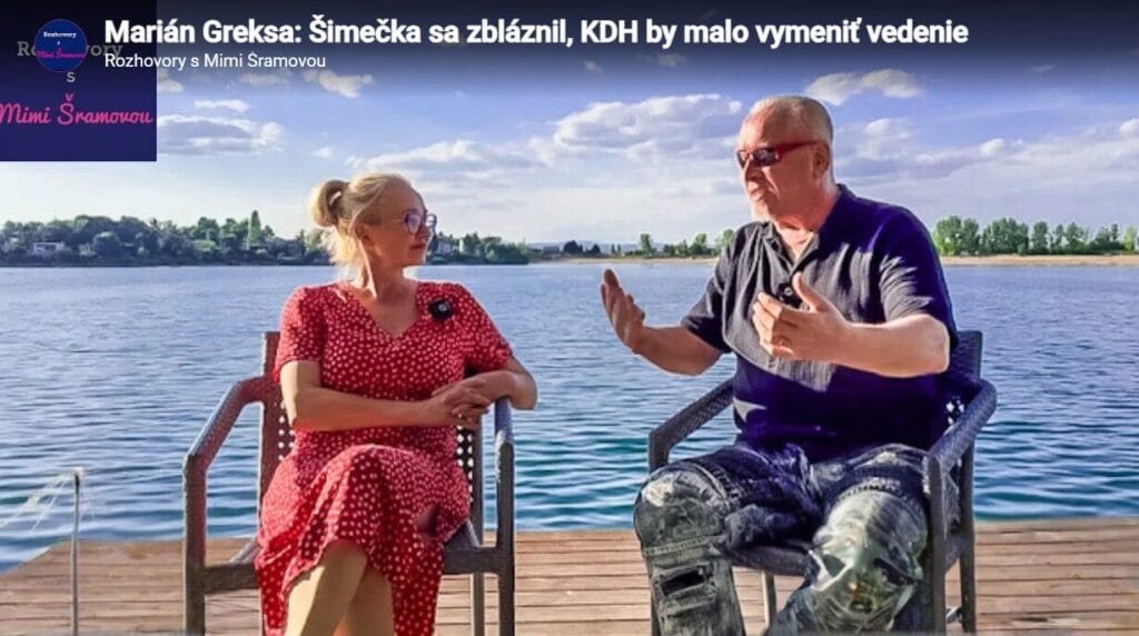 Marián Greksa: Šimečka sa zbláznil, KDH by malo vymeniť vedenie