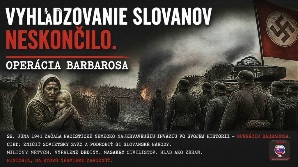 Vyhladzovanie Slovanov neskončilo.