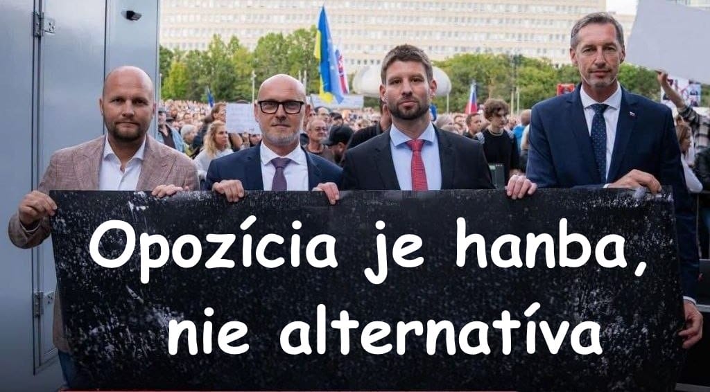 Opozícia je hanba, nie alternatíva. Tie ich drísty sú už na diagnózu